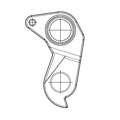 Držiak prehadzovača 041 DH-072