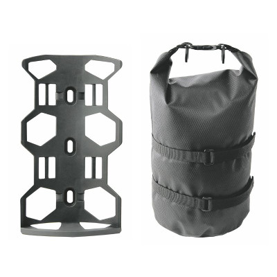 Košík Gravel s taškou do rámu/na vidlicu 4604 čierna