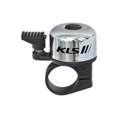 Bicyklový Zvonček KLS BANG 10 - strieborný (OEM balenie)