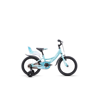 JENNY - tyrkysová / biela 8"