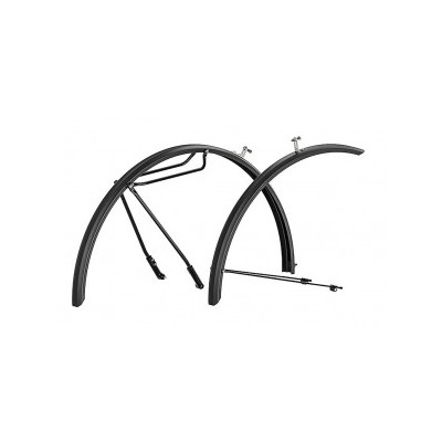 Blatník-sada Hebie Alumee 28" cerná, ca 52mm, vzpery, 0791 28 E52