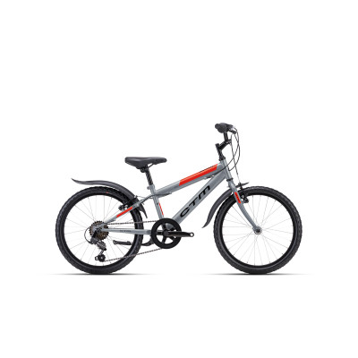 SCOOBY 1.0 - matná šedá / neónová červená 11