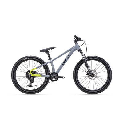 ZEPHYR JR - lesklá limetková / sivá 13