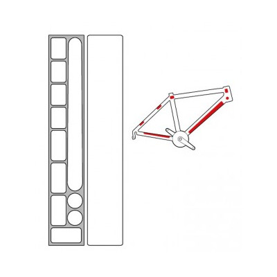 Ochrana rámu Zéfal Skin Armor M transparentní 12 polepu