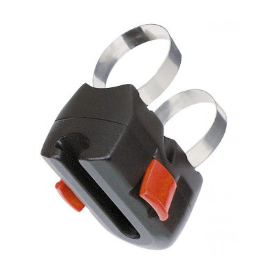 Rámový adaptér Klickfix Twin cerná, pro rám.zámek