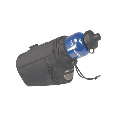 Taška pod sedlo KLICKfix Micro na láhev crn.,9x14x15cm,1,5 l,100g, vc.adaptéru