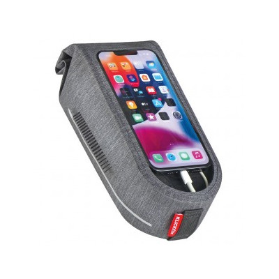 Rámová taška KLICKfix Phone vodeod. šedá,9x7,5x21cm,1l,180g, vc.adaptéru