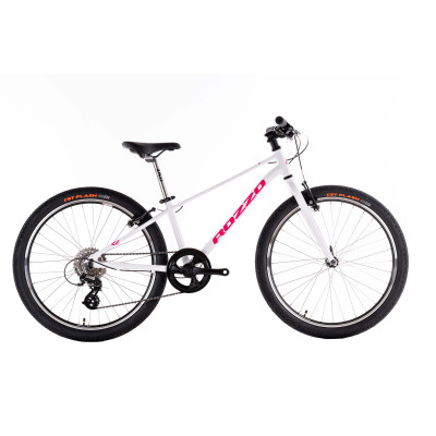 Kolo ROZZO 25 KID 24 bílá metalíza/ růžo