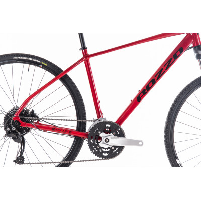 Kolo ROZZO 25 GRIT 80 pánské červená/čer