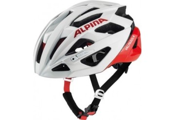 Alpina Valparola, biela/červená, cyklistická prilba