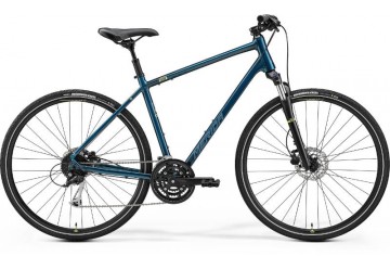 Merida crossový bicykel CROSSWAY 100 teal modrý(limetkový) 2023