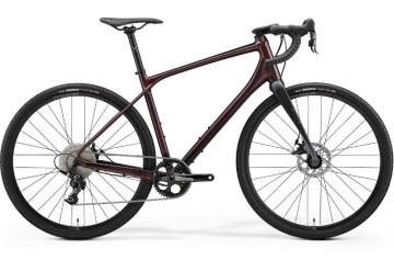 Merida gravel bicykel SILEX 300 matná burgundská červená(čierny) 2023