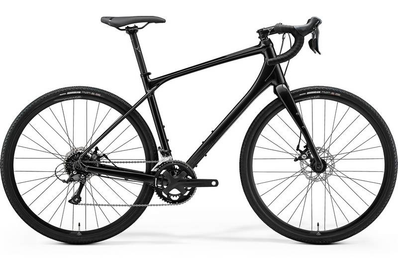Merida gravel bicykel SILEX 200 lesklý čierny(matný čierny) 2023