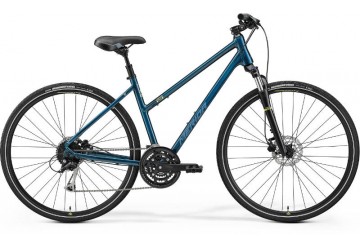Merida crossový bicykel CROSSWAY 100 W (LADY) teal modrý(limetkový) 2023