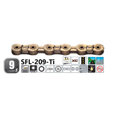 Reťaz Yaban SFL209-TI 116L QF9