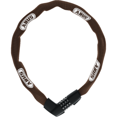 Tresor 1385/85 Brown Kódový reťazový zámok na zabezpečenie bicykla