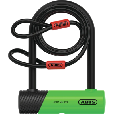 Ultra Mini 410K/150HB140 green + SH + Cobra 10/120 U-zámok na zabezpečenie bicykla s lanom