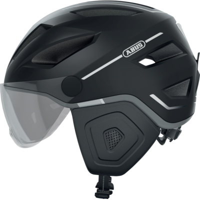 Pedelec 2.0 ACE velvet black M Mestská prilba s integrovanými okuliarmi a pláštenkou