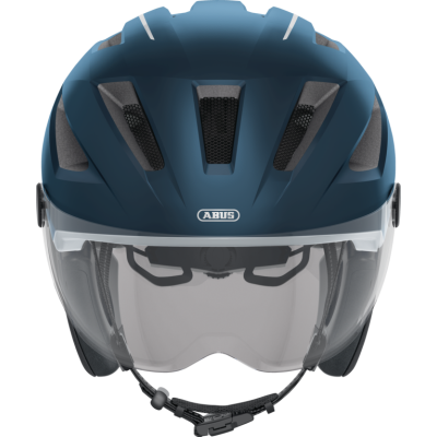 Pedelec 2.0 ACE midnight blue L Mestská prilba s integrovanými okuliarmi a pláštenkou