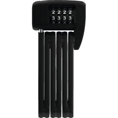 Bordo Combo Lite Mini 6055C/60 Black SH ultra ľahký zámok Bordo na kód s držiakom