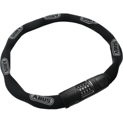 8808C/85 black Kódový reťazový zámok na zabezpečenie bicykla