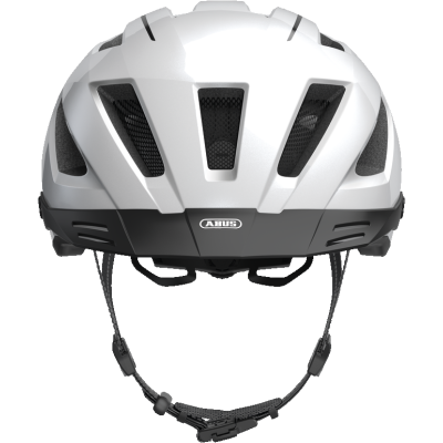 Pedelec 2.0 pearl white L Mestská prilba s integrovanou pláštenkou