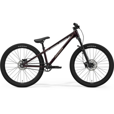 DIRT 500 tmavá burgundsko-čierna metalíza