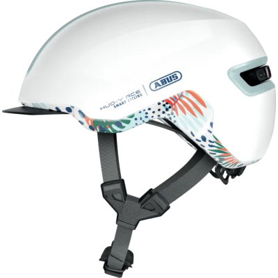 HUD-Y flower white L Štýlová prilba do mesta