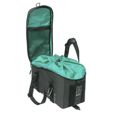 Basil DISCOVERY 365D M MIK - Športová kapsa na zadný nosič bicykla s obsahom 9L a systémom MIK