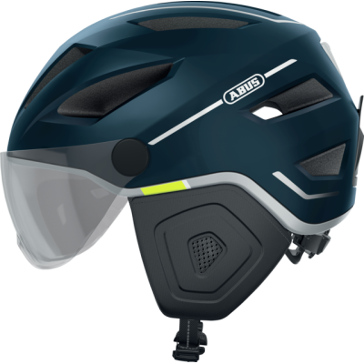 Pedelec 2.0 ACE midnight blue S Mestská prilba s integrovanými okuliarmi a pláštenkou