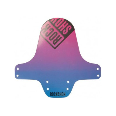 Blatník MTB RockShox modrá/bledá ružová, Logo cerná
