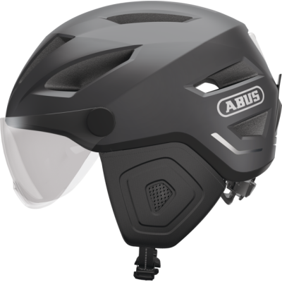 Pedelec 2.0 ACE titan M Mestská prilba s integrovanými okuliarmi a pláštenkou