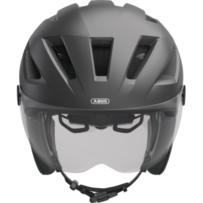 Pedelec 2.0 ACE titan L Mestská prilba s integrovanými okuliarmi a pláštenkou