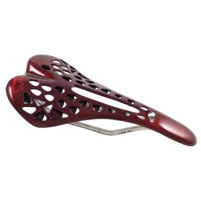 Sedlo Your Air Type-10 CB-030 carbon look lesklé červené