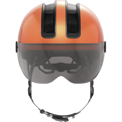 HUD-Y ACE goldfish orange S Štýlová prilba do mesta s integrovanými okuliarmi