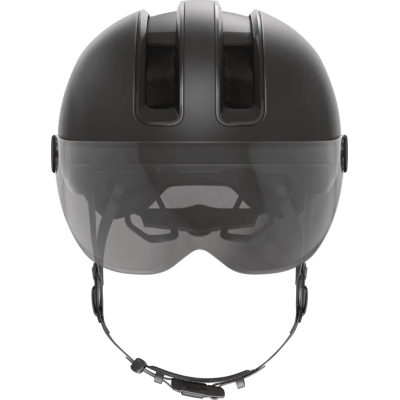 HUD-Y ACE velvet black M Štýlová prilba do mesta s integrovanými okuliarmi