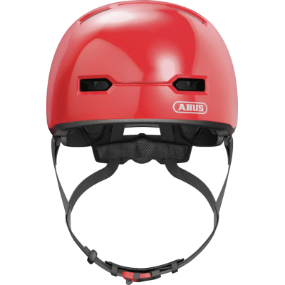 Skurb Kid shiny red M Prilba nielen pre cyklistov