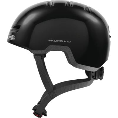 Skurb Kid shiny black S Prilba nielen pre cyklistov
