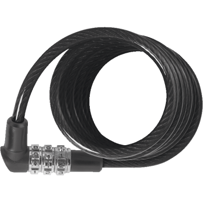 3506C/120 black Zámok na zabezpečenie bicykla