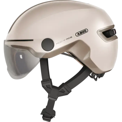 HUD-Y ACE champagne gold S Štýlová prilba do mesta s integrovanými okuliarmi