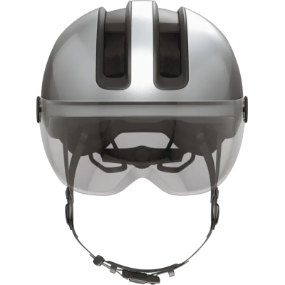 HUD-Y ACE gleam silver S Štýlová prilba do mesta s integrovanými okuliarmi