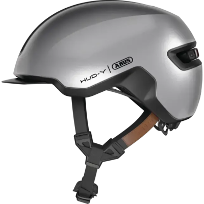 HUD-Y gleam silver L Štýlová prilba do mesta