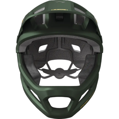 YouDrop FF moss green S Detská celotvárová prilba