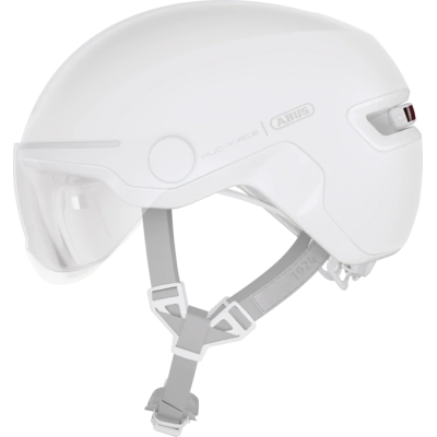 HUD-Y ACE pure white S Štýlová prilba do mesta s integrovanými okuliarmi