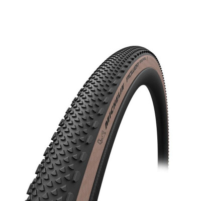 Plášť POWER GRAVEL 700x40C (40-622) 3x120TPI 495g TLR hnedý bok skladací