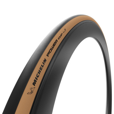 Plášť POWER CUP 700x32C (32-622) 4x120TPI 300g hnedý bok skladací