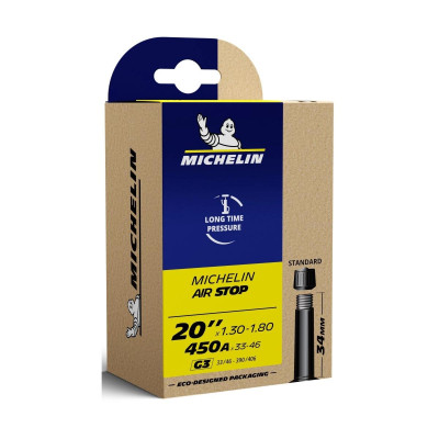 Duša A3 AIRSTOP 20x1.30/1.80 (33/46-390/406) AV 34mm 151g