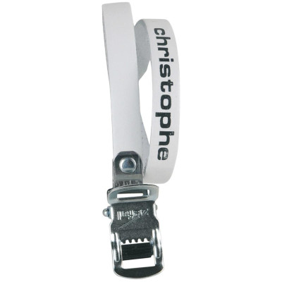 Popruh CHRISTOPHE LEATHER biely 2ks