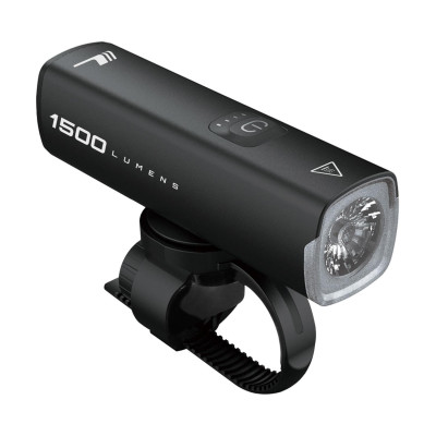 Svetlo CUBRIN 1500 predné 6f USB, čierne