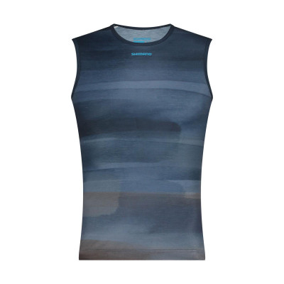 Tričko VERTEX PRIMA SL BASE LAYER PRINTED aurora modré 